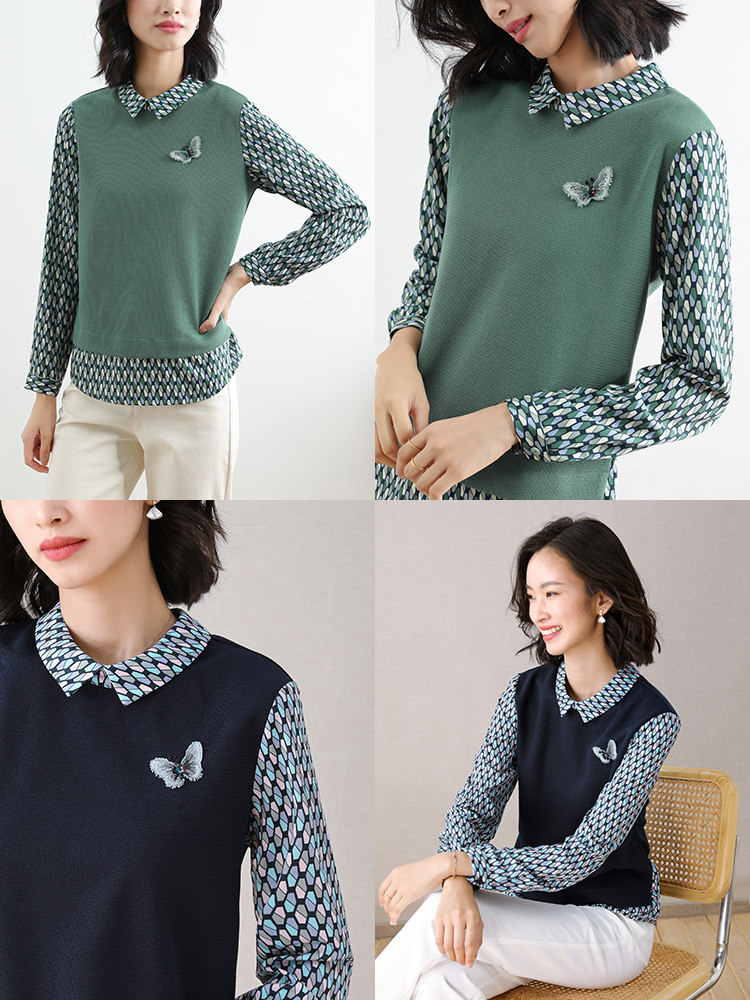 限时减50熙世界秋素雅文艺风女卫衣 sllsky服饰卫衣/绒衫