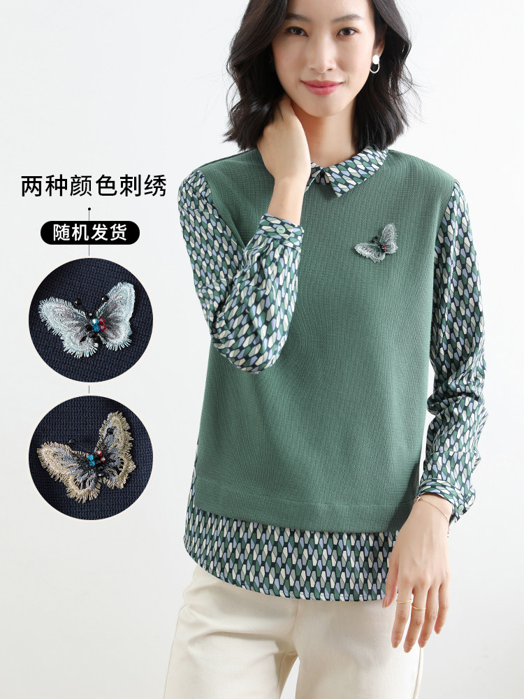 限时减50熙世界秋素雅文艺风女卫衣 sllsky服饰卫衣/绒衫