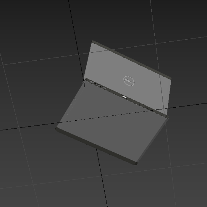 dell笔记本电脑01200810三维图纸（3DMAX/obj格式）-图3