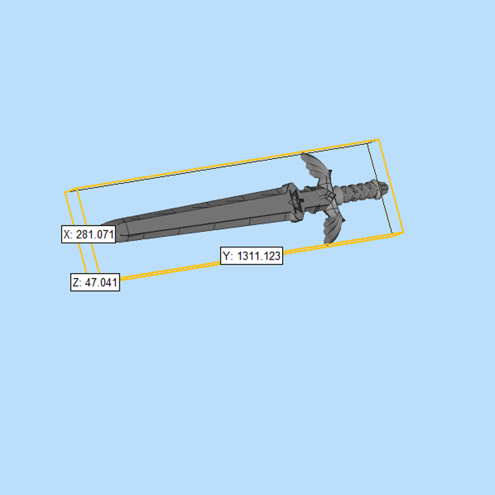 塞尔达传奇_天空剑大师剑20240403002三维图纸(STL格式) - 图1