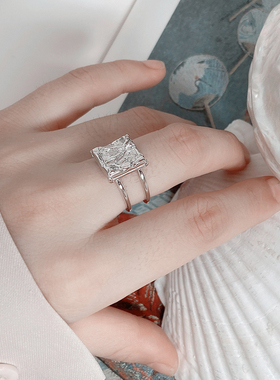 通体纯银女MsilverS925不规则