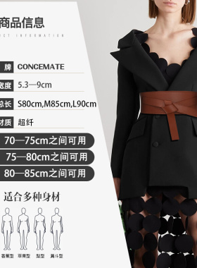 概美女高档大气时尚百搭显瘦腰封