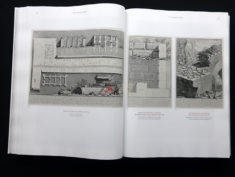 【原版现货】Piranesi  The Complete Etchings 皮拉内西：蚀刻画全集 欧洲古典建筑细部与雕刻艺术 雕塑艺术书籍 - 图2