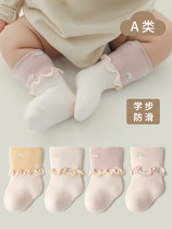 Baby Socks Autumn winter Pure cotton 0 1 March First baby Baby imitation No bones New autumn Winter middle cylinder pure cotton socks