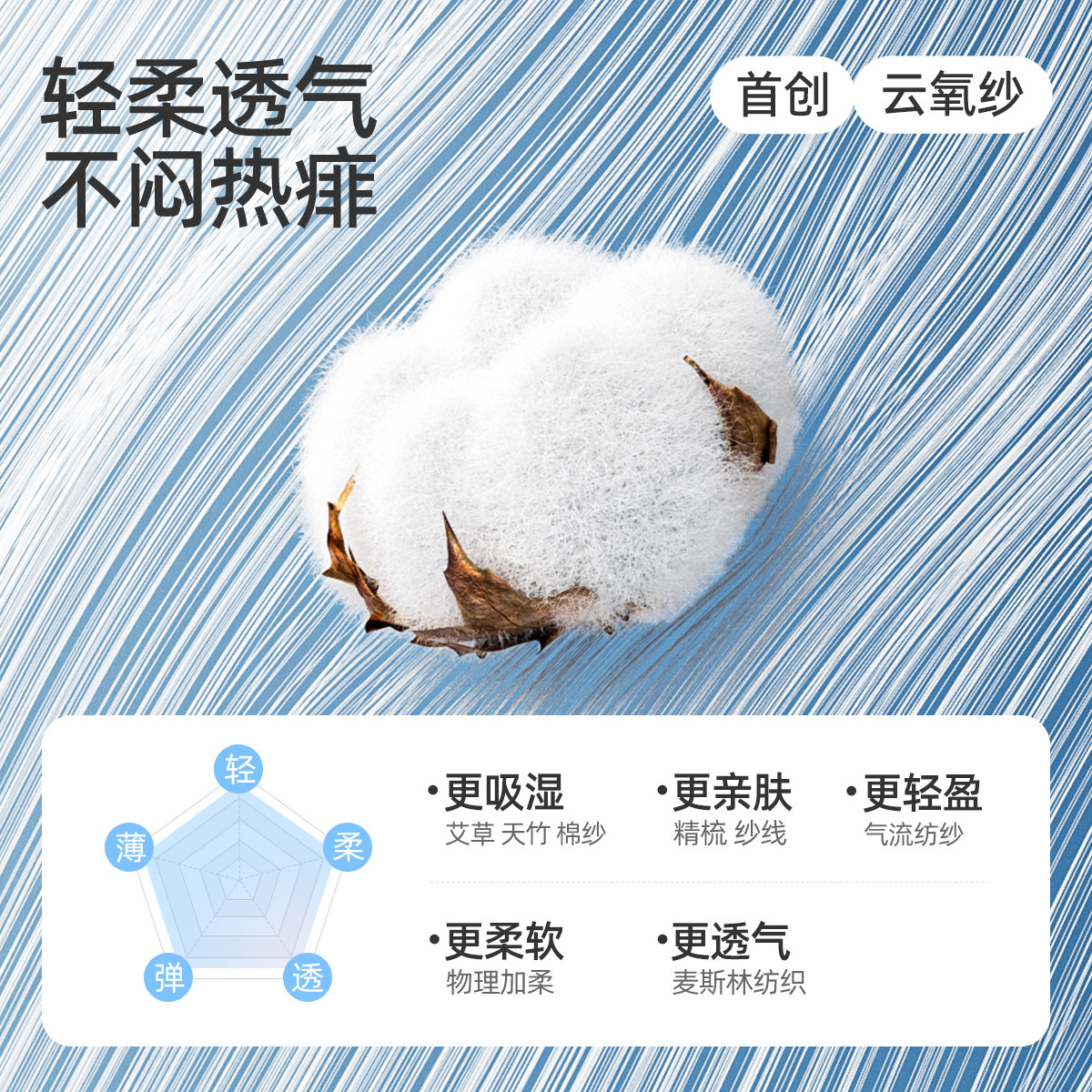 【所有女生直播间好物复购】婧麒婴儿盖毯子宝宝被子竹棉纱布夏季