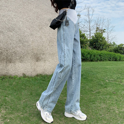 婧麒春秋外穿潮妈孕妇拖地孕妇裤子 天猫超市孕妇打底裤