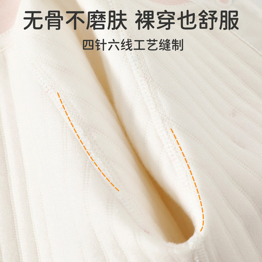 Baby winter warm quilted baby outing jumpsuit