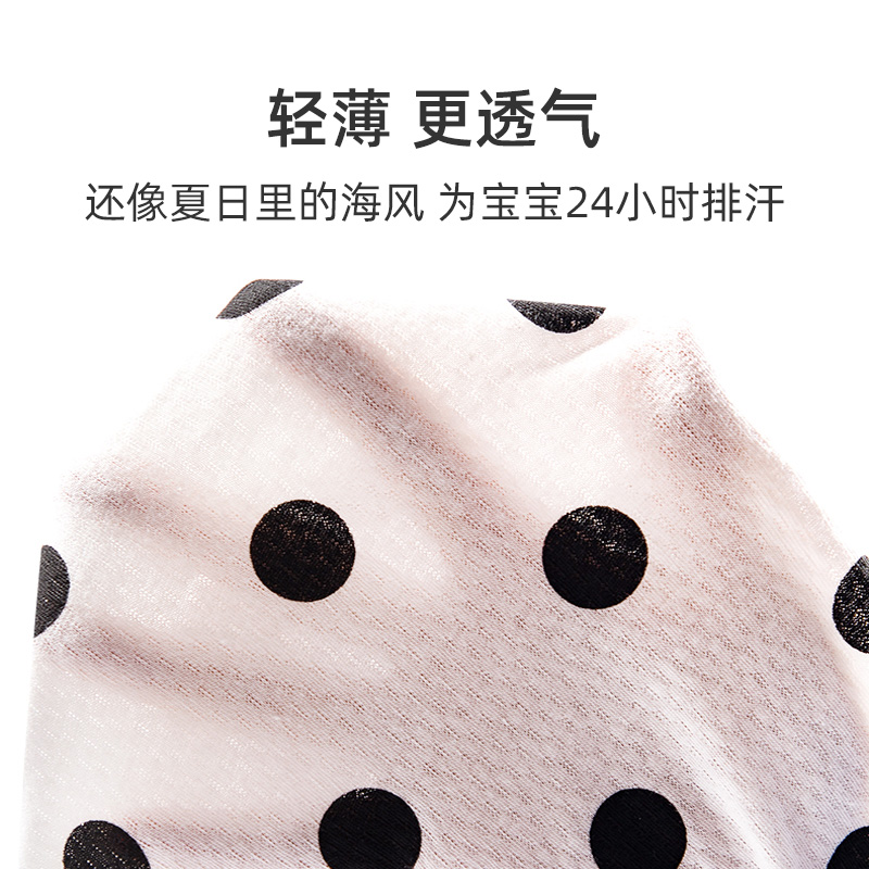 婧麒婴儿连体衣夏季薄款新生宝宝衣服纯棉空调服长袖爬服哈衣夏装_天猫超市_童装/婴儿装/亲子装-第5张图片-提都小院