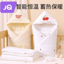 The Jing Kiri Newborn Baby Hug Quilt by the First Life Package Pure Cotton Spring Autumn Winter Style Small Baby House Bag Single Thickened Bean Suede