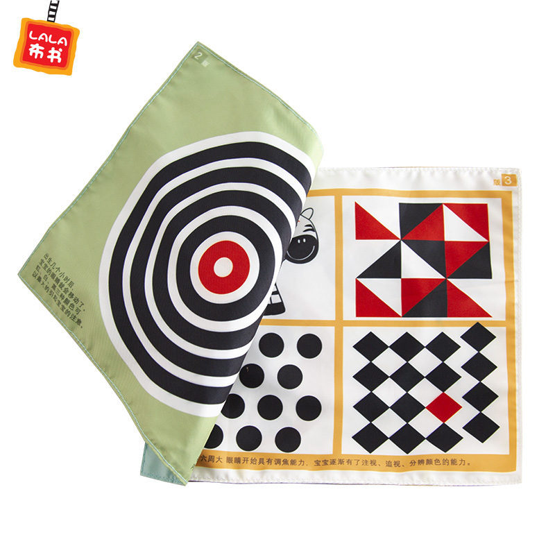 lalababy婴儿画报启蒙早教触摸阅读训练宝宝布书撕不烂可洗可咬
