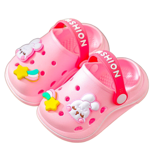 儿童包头拖鞋夏1-8岁9男女童室内外洞洞鞋小孩宝宝可爱防滑凉拖鞋 - 图3