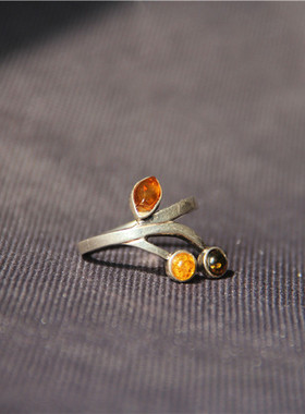 海外欧洲回流老物件琥珀手饰品