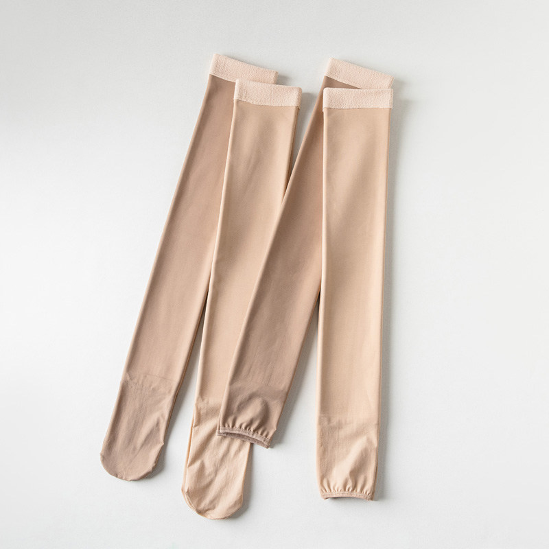 肉色长高筒袜女过膝光腿神器秋冬加厚加绒保暖袜子护腿袜套大腿袜,淘宝优惠券,粉丝福利购,淘宝优惠卷
