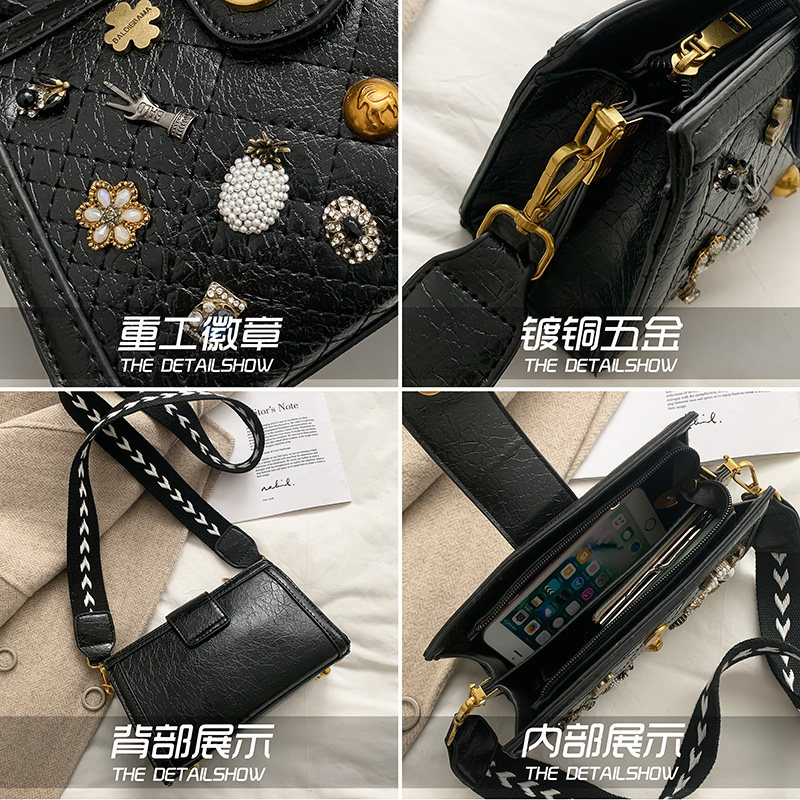 网红铆钉2020新款潮迷你高级小包包 古阑迪莉女士包袋