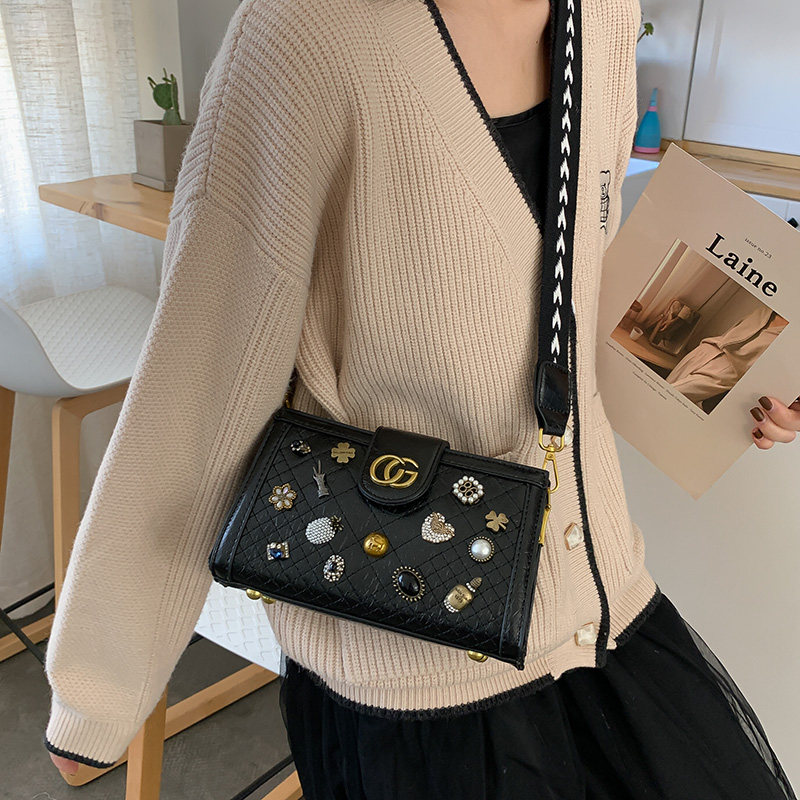 网红铆钉2020新款潮迷你高级小包包 古阑迪莉女士包袋