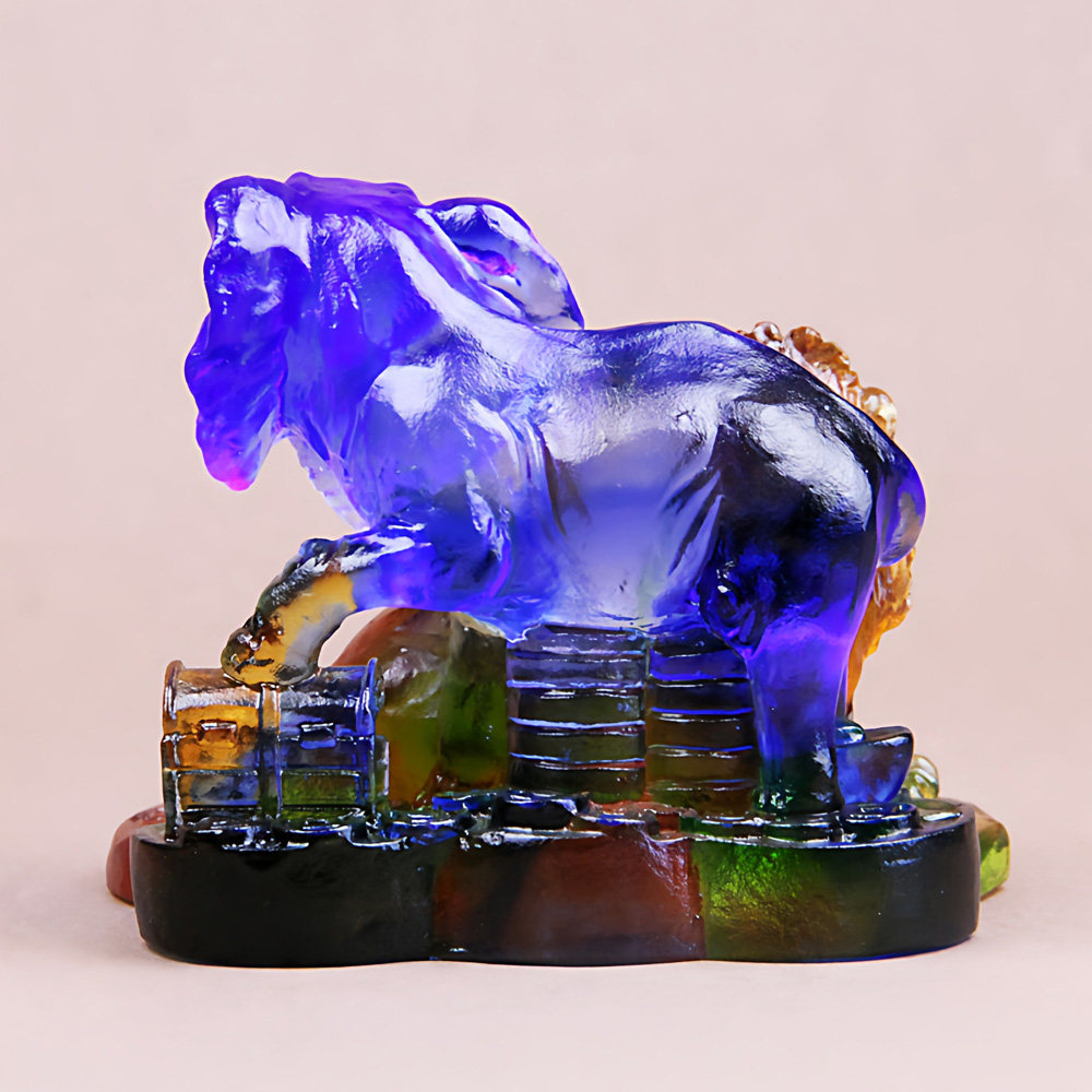 2026马年宋韶光吉祥物生肖属虎狮象守富琉璃摆件吊坠钥匙扣挂件,淘宝优惠券,粉丝福利购,淘宝优惠卷