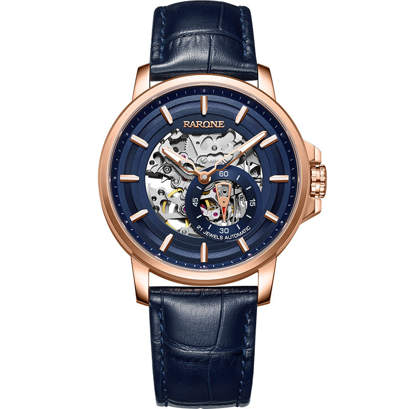 雷诺2020新款男官方正品防水全男表 雷诺手表国产腕表