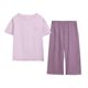 Genuine Red Bean 100% Pure Cotton Short-Sleeved Home Clothing Set