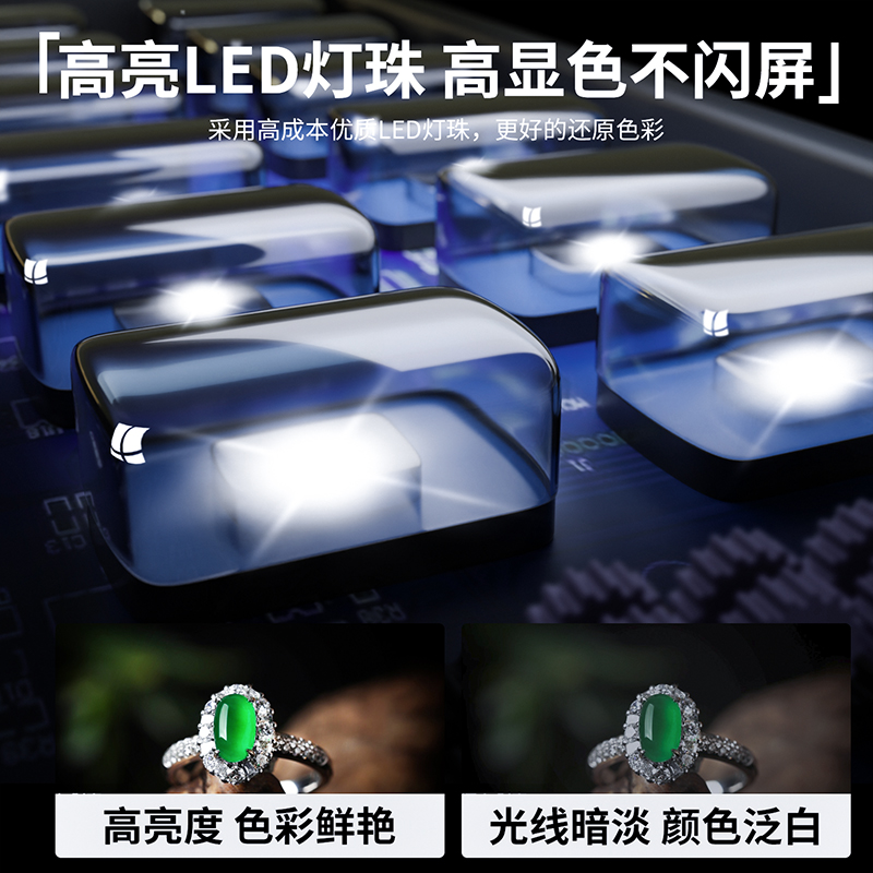 摄影棚小型手机拍照灯箱led专业静物拍摄台电商产品直播拍摄灯箱室内珠宝手办简易无影柔光影棚拍摄设备道具 - 图3