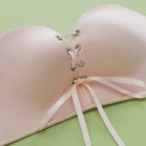 Летнее нижнее белье, нескользящий тонкий бюстгальтер пуш-ап, невидимый топ без лямок, увеличенная толщина