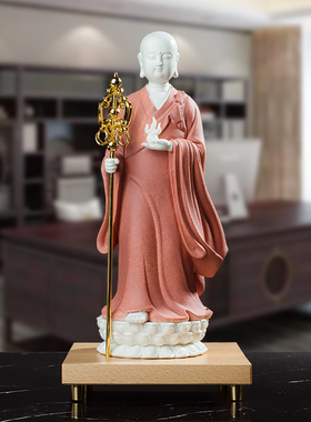 胡桃木简约桌面摆件实木奇石摆件