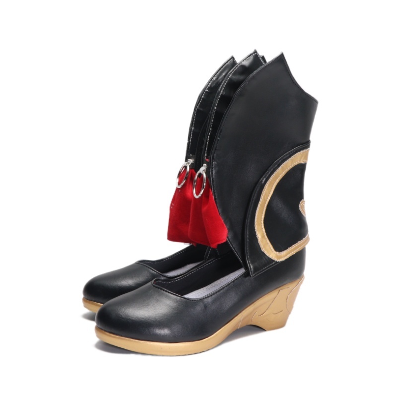 cosplay鞋王者荣耀离恨烟cos鞋定做增高高跟大码漫展二次元动漫鞋 - 图0