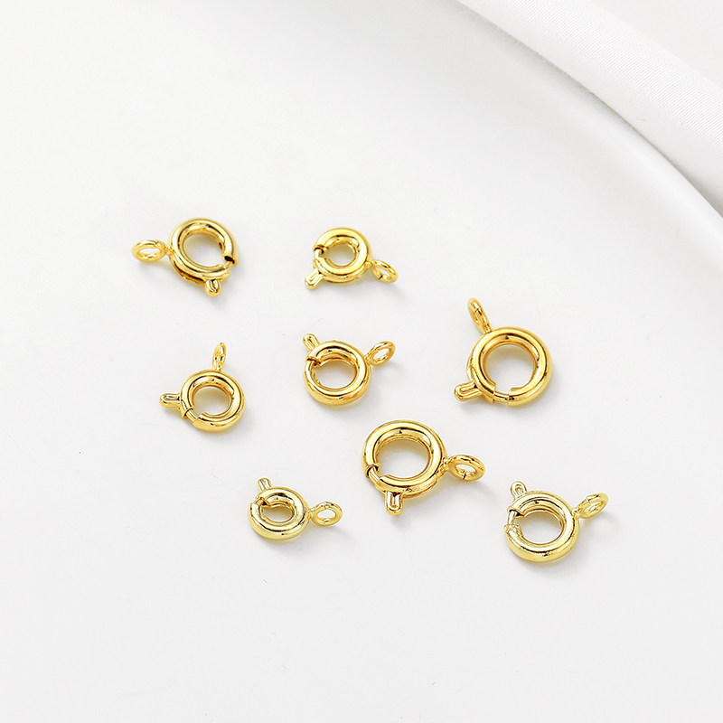 14K包金保色弹簧扣龙虾扣手工diy串珠手链项链收尾连接扣材料配件,淘宝优惠券,粉丝福利购,淘宝优惠卷