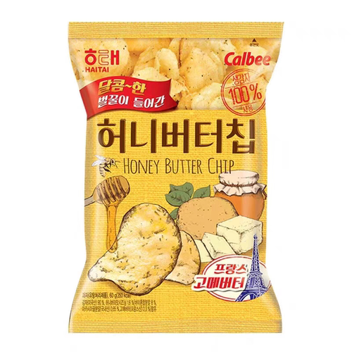 韩国进口零食 海太蜂蜜黄油薯片60g土豆片办公休闲膨化食品脆片 - 图3