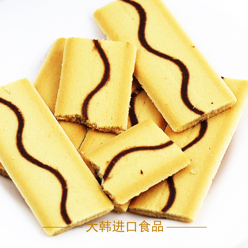 韩国新款包装脆饼含糖进口休闲零食克丽安蛋卷咖啡夹心饼干77g - 图2