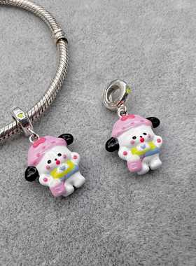 beads卡通可爱女925银手镯配饰