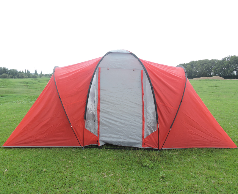 大帐篷户外露营二室一厅家庭3-4-5-8人加厚防雨防风团队大帐篷