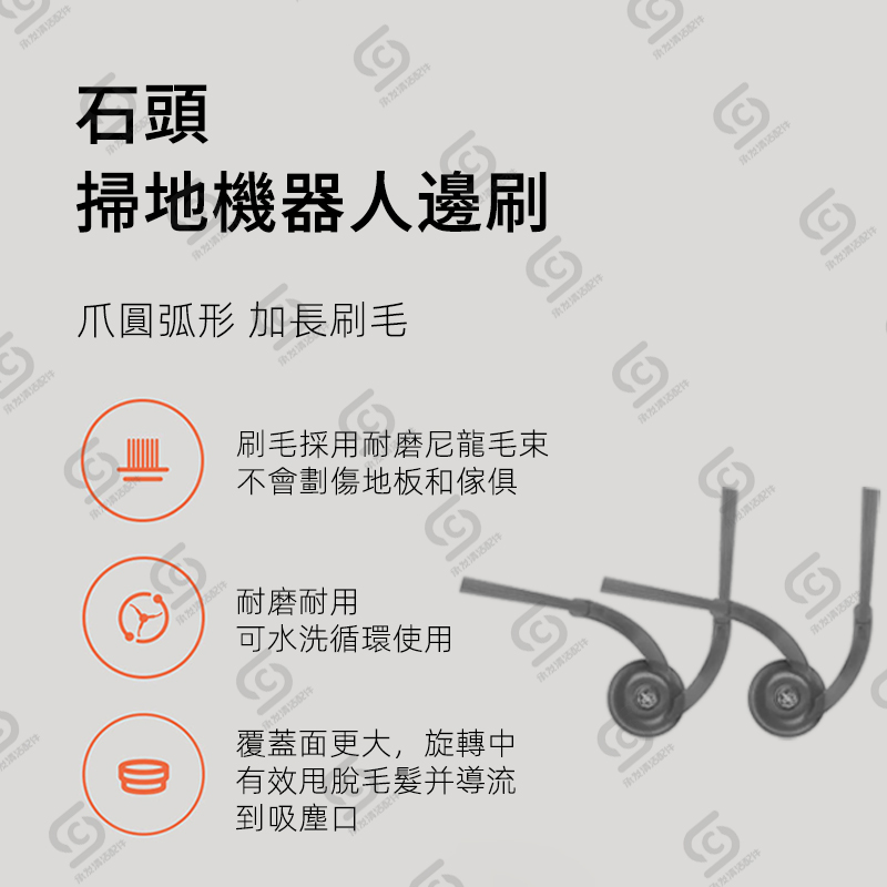 适配roborock石头Qrevo Curv 2Pro扫地机配件清洁液滤芯尘袋耗材 - 图1