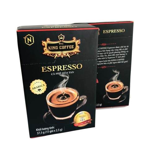 越南代购添爱尊尚TNI KING皇冠速溶无糖意式黑咖啡ESPRESS纯咖啡 - 图0