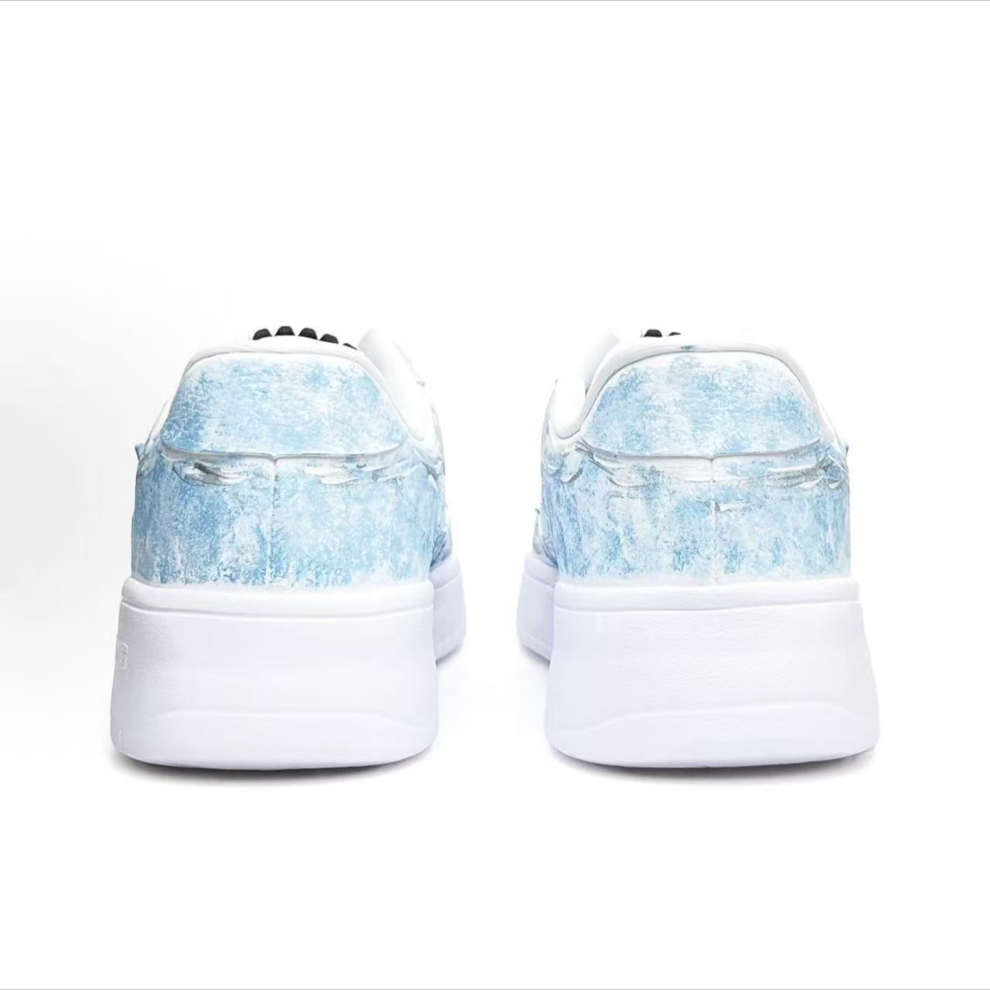 球鞋定制 LiNing李宁 浮舟 星空苍穹 潮流百搭男女浅蓝低帮板鞋,淘宝优惠券,粉丝福利购,淘宝优惠卷