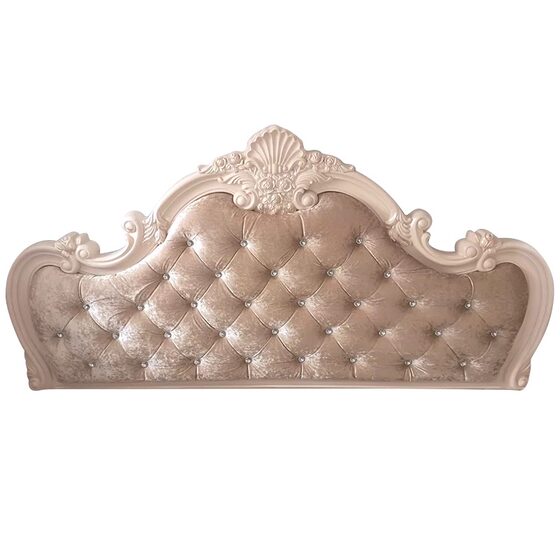 European curved bedside soft cover with leather peeling and renovation