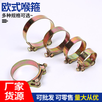 Eurostyle galvanized powerful laryngeal hoop buckle hoop fixed ring large number thickened pipe clamp hoop hoop water pipe pipe hoop widening