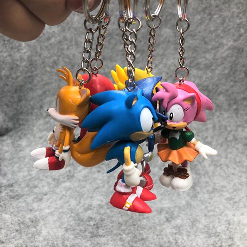 Sonic索尼克刺猬超音鼠音速小子6款玩偶公仔蛋糕烘焙装饰摆件礼物 - 图0