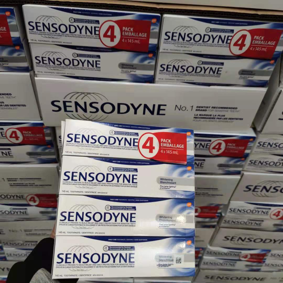 现货秒发加拿大SENSODYNE舒适达牙膏145ML美白牙齿护理牙龈防蛀牙 - 图1