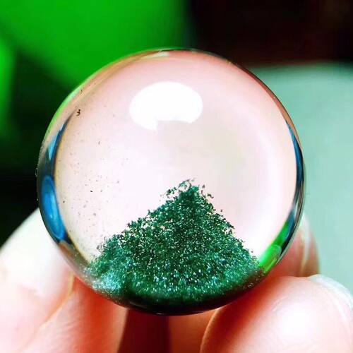 天然水晶幽灵吊坠戒指 私人定制发晶珠草莓晶超七手链摆件 - 图0