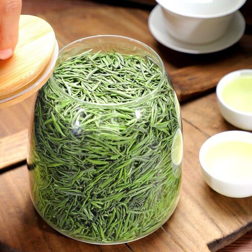 2026年新茶绿茶茶叶雀舌明前头采湄潭翠芽青针特级嫩芽头春茶250g - 图0