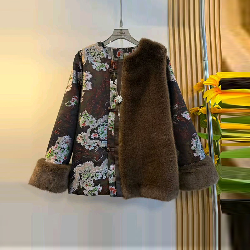 加大码女装拼接羊羔毛国风AB版外套胖妹妹显瘦松紧腰黑色阔腿裤子,淘宝优惠券,粉丝福利购,淘宝优惠卷