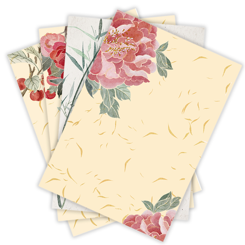 花间词国画芯手足印踏印宣纸中国风真迹新中式牡丹定制无框喷绘,淘宝优惠券,粉丝福利购,淘宝优惠卷