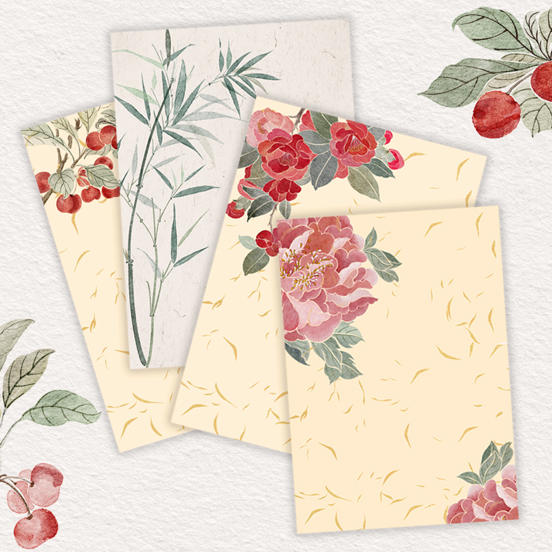 花间词国画芯手足印踏印宣纸中国风真迹新中式牡丹定制无框喷绘,淘宝优惠券,粉丝福利购,淘宝优惠卷