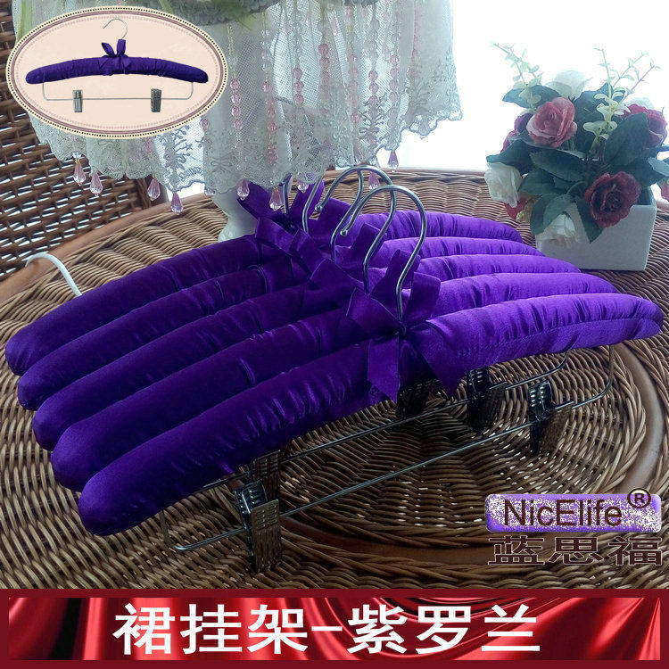 多功能裙夹裤架酒店家用布衣架衣撑海绵无痕布艺防滑布衣挂防滑,淘宝优惠券,粉丝福利购,淘宝优惠卷