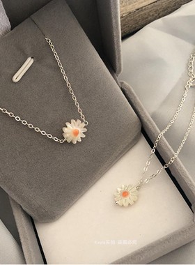 儿童小雏菊花卉定做珍珠母贝手链