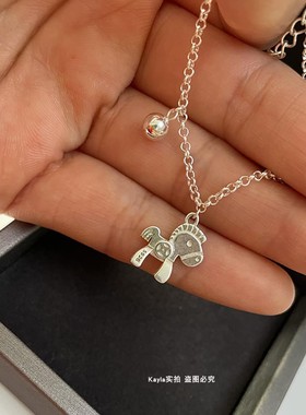 儿童礼物纯银原创设计风手链定制