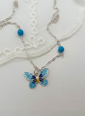 原创锁骨项链kayla银儿童银