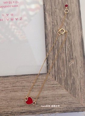 儿童新年红色亲子款甜美风手链