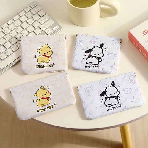 数据线收纳包自动闭合有线耳机随身袋电源充电器小迷你便携数码袋 - 图1