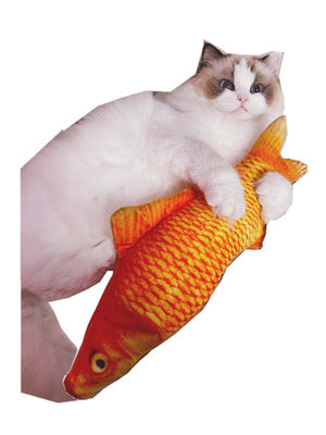 帅趴趴 草鱼型抱枕猫玩具猫枕头宠物猫薄荷玩具用品逗猫棒 虎窝淘